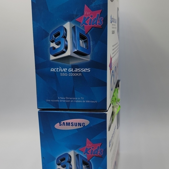 Samsung kids 3D active glasses lot of 2 - Picture 2 of 4